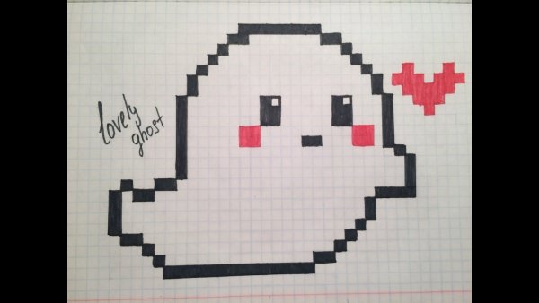 Рисунки по клеточкам легки и милиее