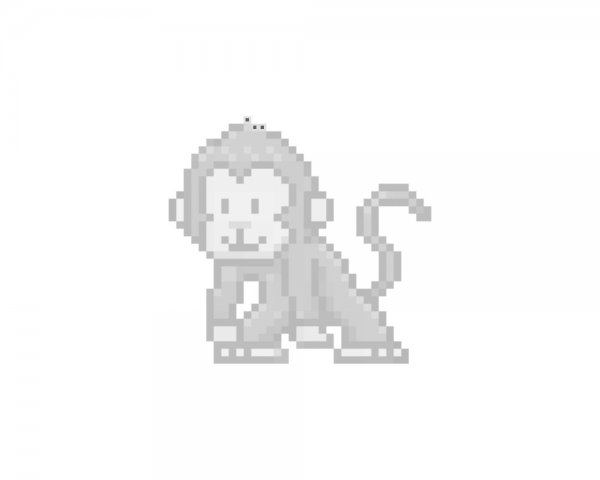 Пиксель арт слоника