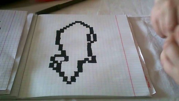 Рисунки по клеточкам мышь