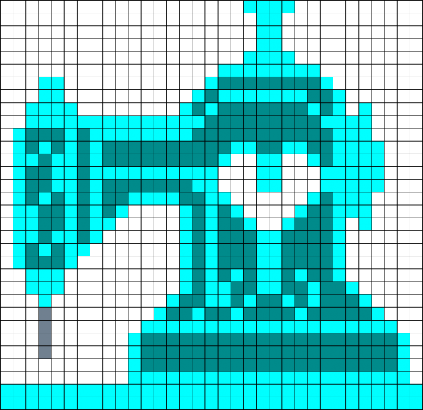 Разные знаки по клеточкам