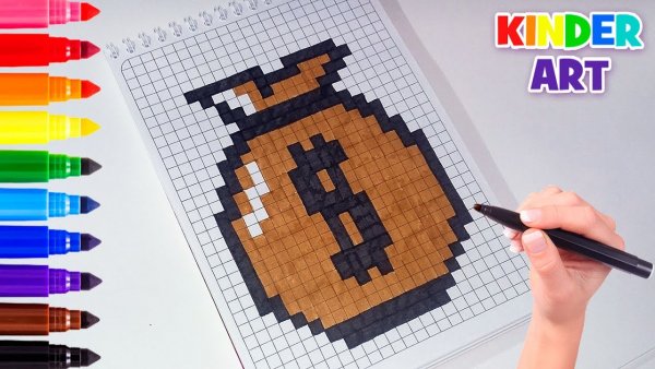 Деньги по клеточкам в тетради