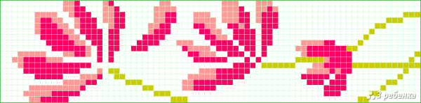 Рисунки по клеточкам для браслетов