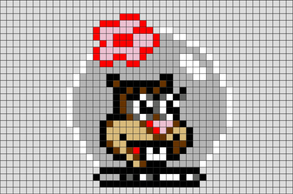 Пиксель арт Спанч Боб