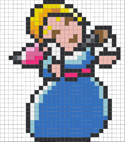 Рисование по клеточкам в тетради Браво старс