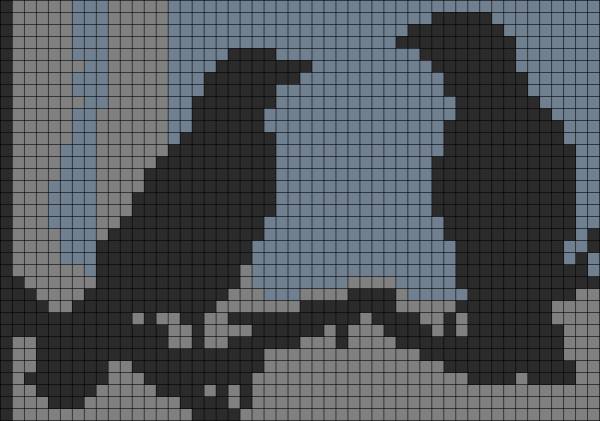 Фенечка с вороном