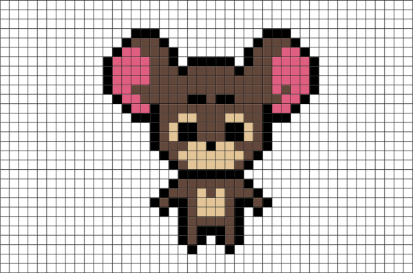 Рисование по клеткам мышка