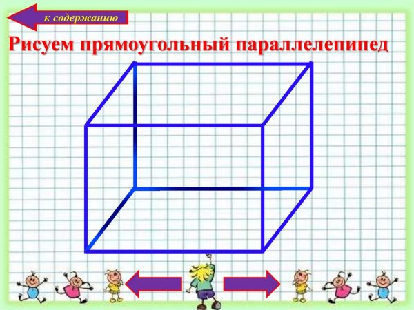 Рисование параллелепипеда