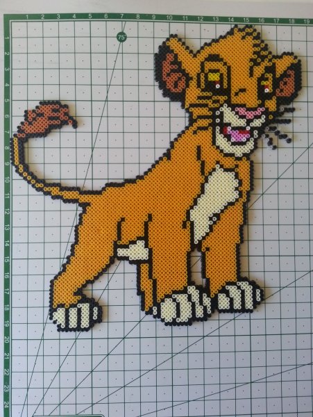 Король Лев вышивка крестиком