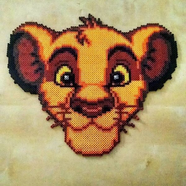 Король Лев по клеточкам