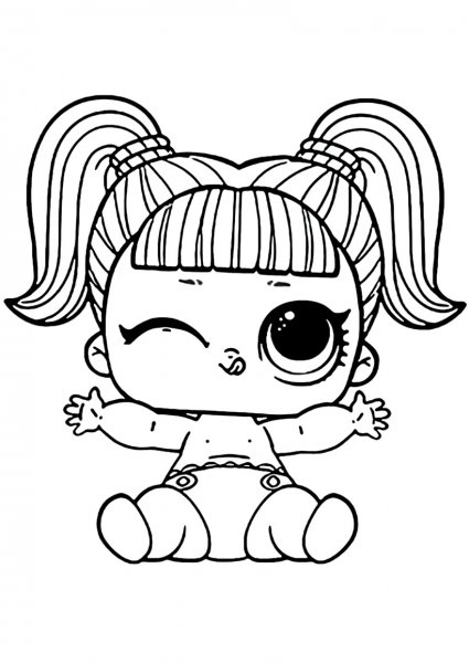 ЛОЛ куклы ЛОЛ раскраски