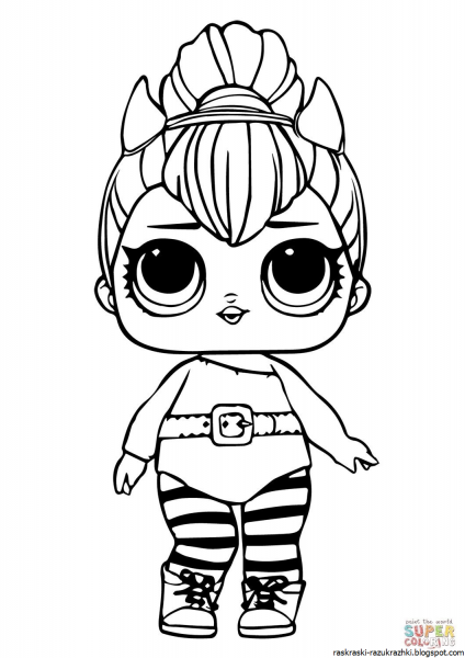 Раскраска ЛОЛ