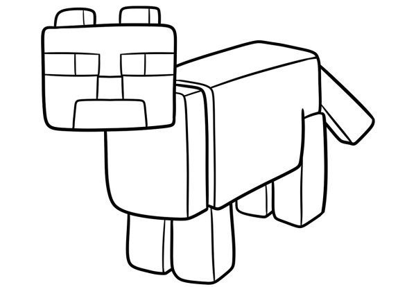 Раскраски из МАЙНКРАФТА