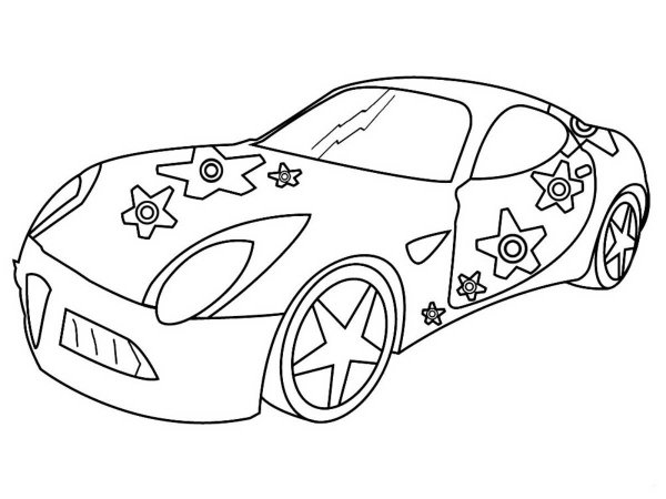 Раскраски для детей машинки