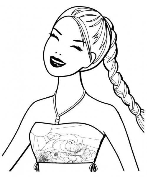 Разукраскидля девочек