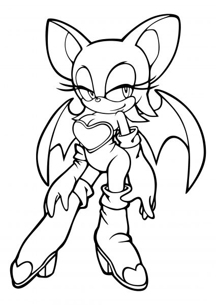 Соник раскраска персонажи Шедоу