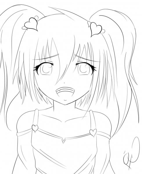 Аниме для раскрашивания