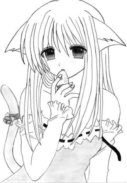 Аняма раскраска