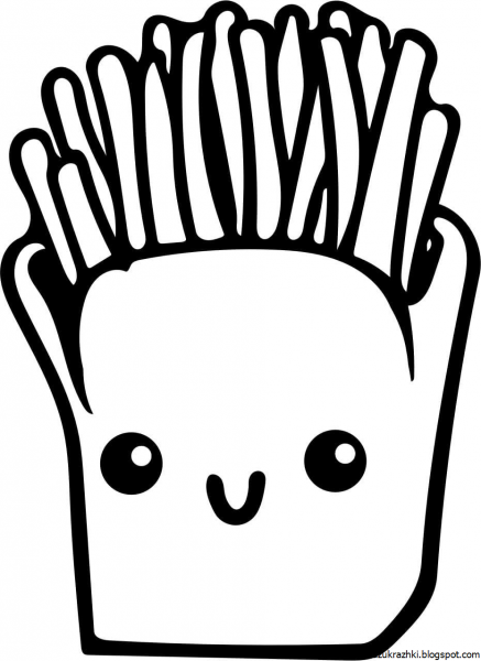 Кавайные раскраски