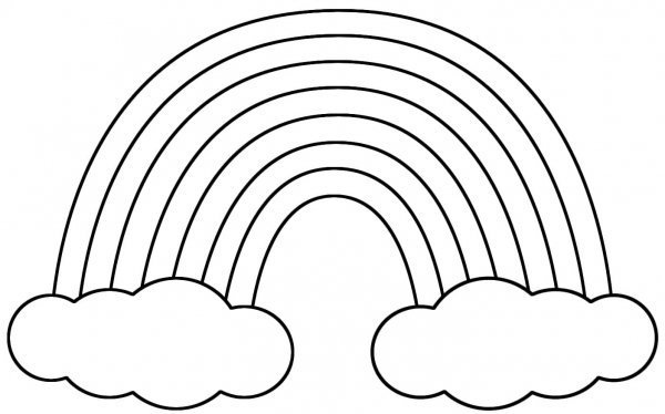 Детские раскраскирадугга