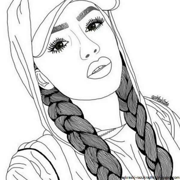Раскраски для девочек 12 лет