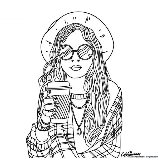 Интересные раскраски для подростков