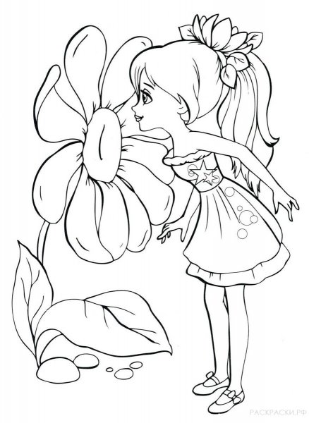 Раскраска Шарлотта Земляничка