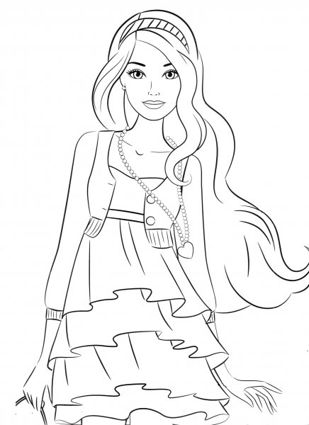 Раскраска шарлотка Земляничка