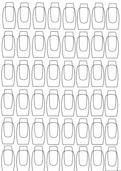 Форма ногтей для рисования