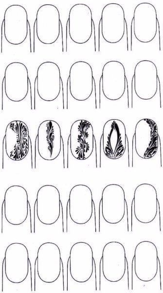 Форма ногтей для рисования