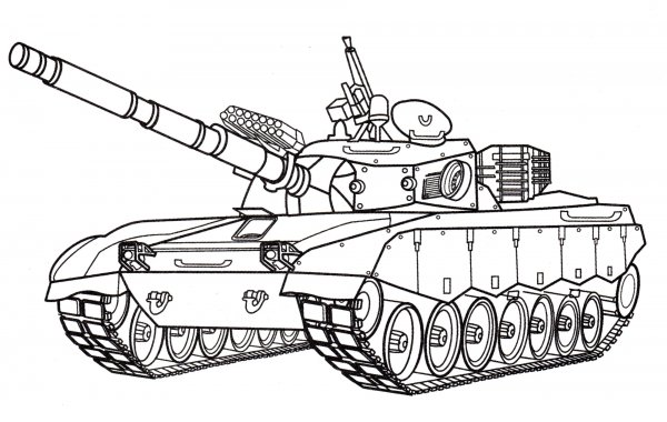 Раскраска танка т-34