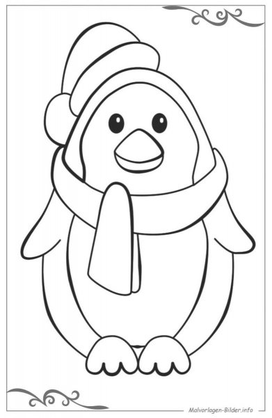 Пингвин из мультика