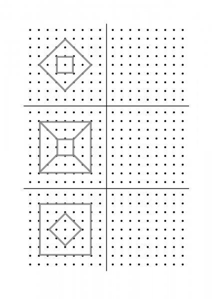 Повтори по точкам для дошкольников