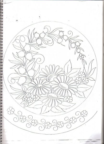 Роспись тарелок эскизы