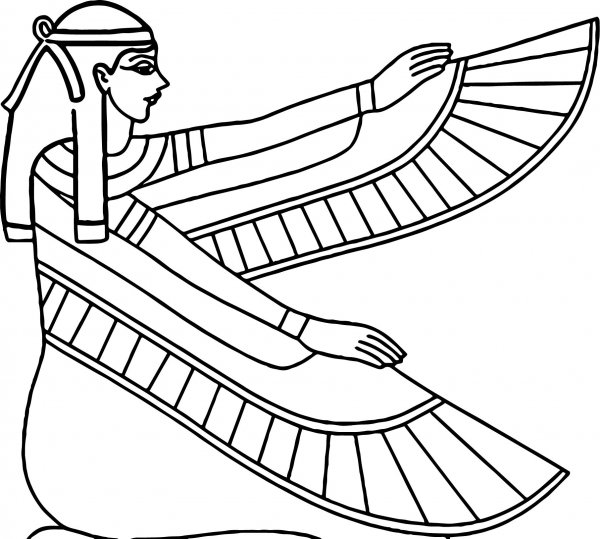 Древний Египет раскраска для детей