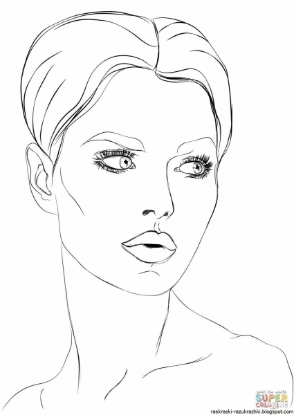 Эскиз лица