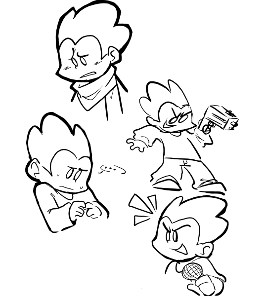 FNF раскраска