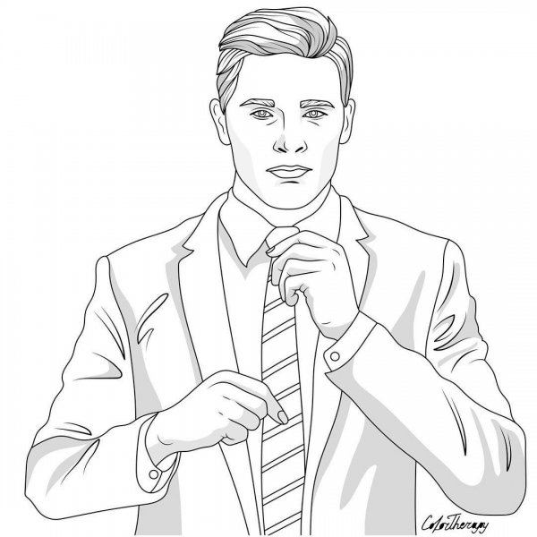 Папа раскраска для детей