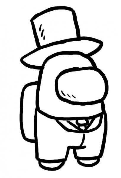 Амонг АС раскраска персонажей из игры амонг АС раскраска