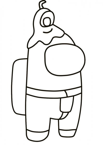 Раскраски для раскрашивания амонг АС