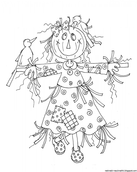 Раскраска Масленица для детей