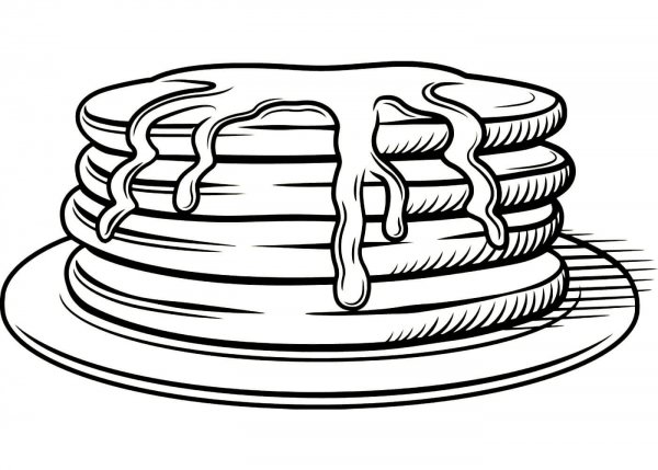 Масленица раскраска