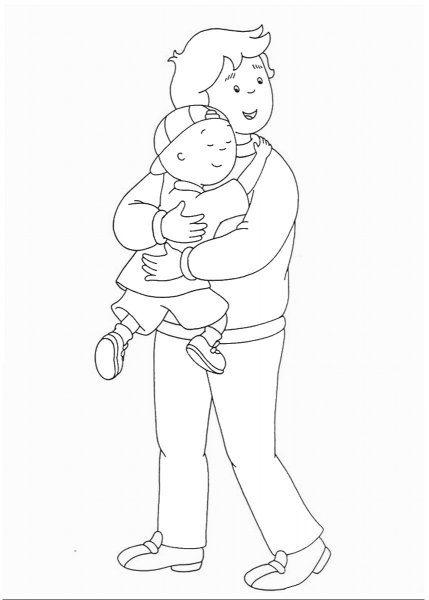 Раскраска на 23 февраля папе