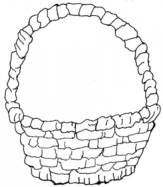 Трафарет корзинки