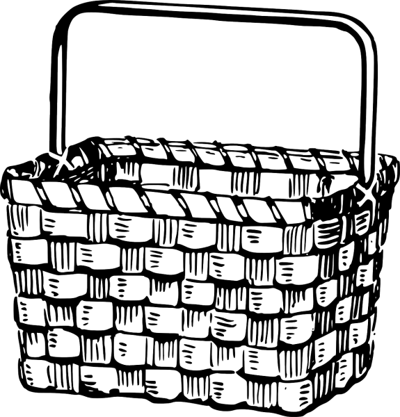 Корзинка силуэт