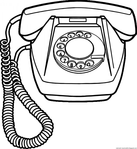 Phone раскраска