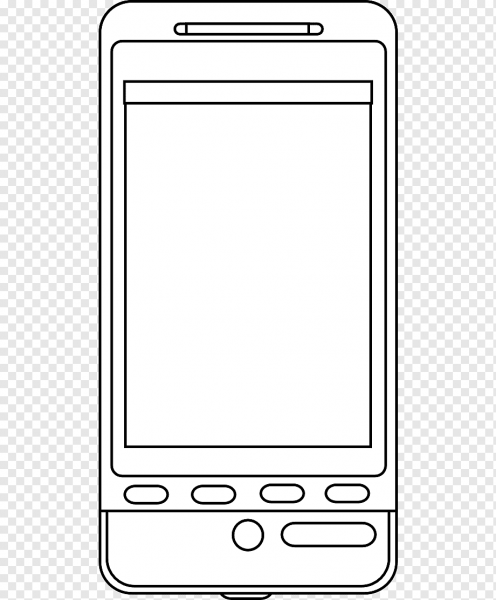 Нарисованный смартфон