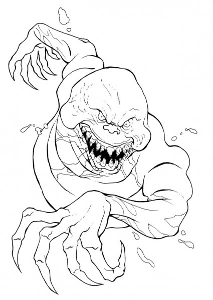 Страшные раскраски