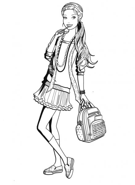 Раскраски девушки