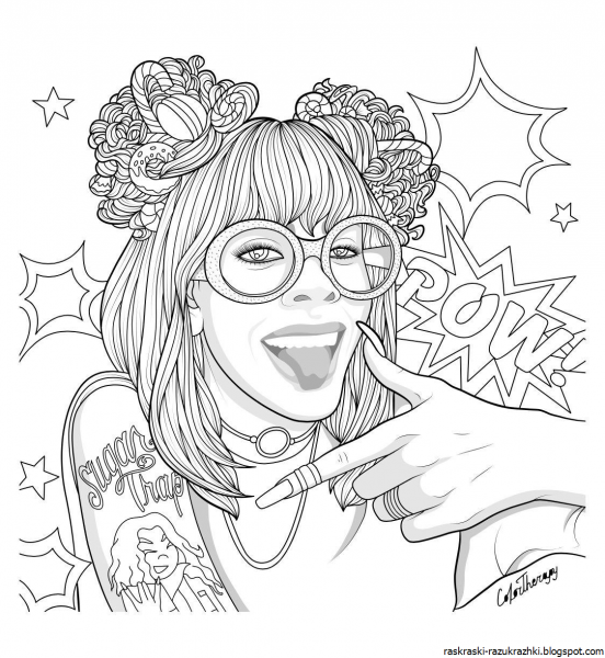 Раскраски для детей мультяшные герои