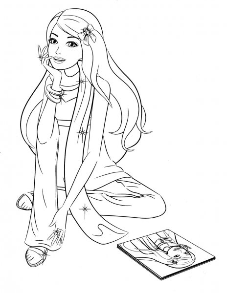 Раскраски красивые и модные